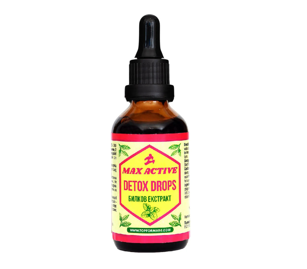 MAX ACTIVE DETOX DROPS - Капки за отслабване и детокс